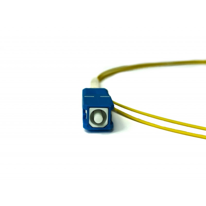 Pigtail Fiberkabel, Single mode, SC-PC, 0,5m, 9/125my, Gul, LSZH, Simplex