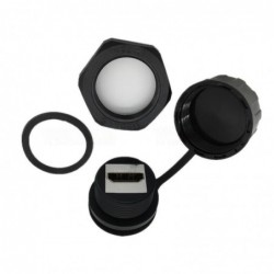 HDMI IP68 Panel Connector Hoved - Female til Female