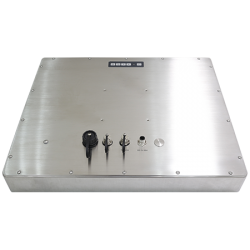 6-siders vandtæt 19" monitor til fødevare-industrien og krævende produktionsanlæg