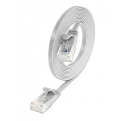 RJ45 Cat6 UTP kabel. Flat-design, meget fleksibel med hastighed til 1000Mbps