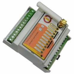 GSM styring 2 relæ ud, 2xMOS udgang, 2x Analoge 4x Digitale indgange, 8x Temperatur målingIQTD-GS440