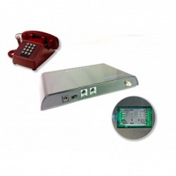 GSM / 4G LTE med analog telefonlinje til  PABX eller telefonapparat. Erstatter fastnet telefonabonnement - DANBIT A/S