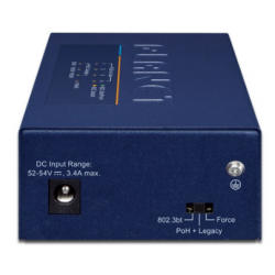 4-Port Multi-Gigabit 802.3bt PoE++ 90 Watt Injector Hub. Strømbudget er 160 watt