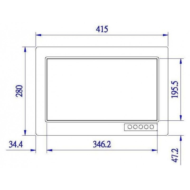 15,6" PanelPC Marine DNV Godkendt: Få certificeret kvalitet til dine marineapplikationer