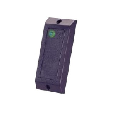 RFID læser 125kHz EM standard HEX 40bit. 2-tråds RS485 halv-duplex. Kommando-styret fra PC