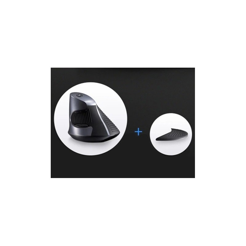 Ergonomisk trådløs USB mus - Undgå smerte i skulder og ryg