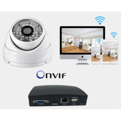 Mini NVR 4CH 5MP til IP-kamera videooptager H.265
