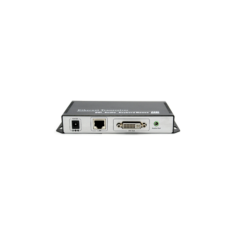 DVI KVM Extender 1080p up to 120m over Cat 6 cable or TCP/IP. USB keyboard and mouse