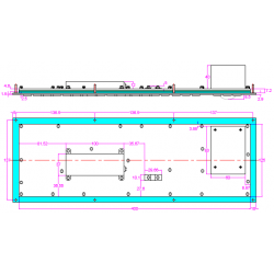 IP65 rustfrit tastatur, trackball. Fn-taster. Til industriel brug - meget robust og stænktæt, USB, nordisk layout