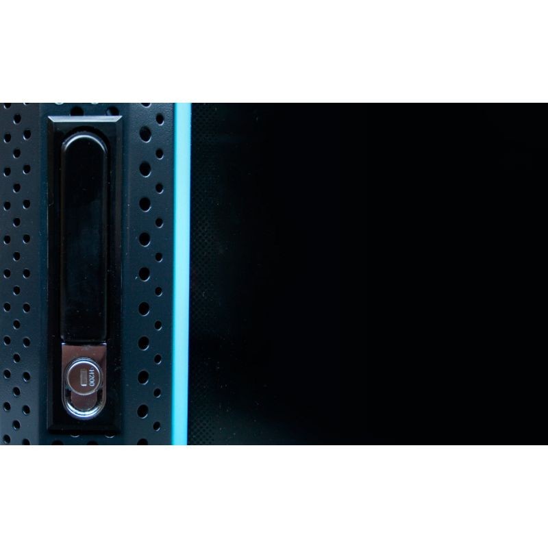 18U Serverskab 600x1000x1000mm mange rack tilbehør