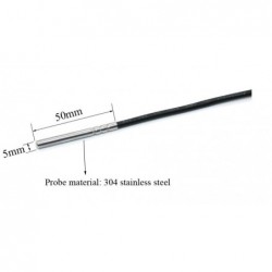 3-tråds PT100 Sensor -50° til +100°C