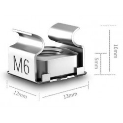 100 stk. Skruer og møtrikker til industriskabe