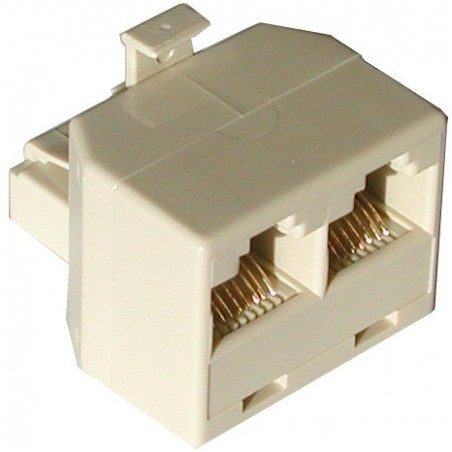 RJ45 fordeler 1 til 2, Pin 1 til Pin 1 på alle osv.