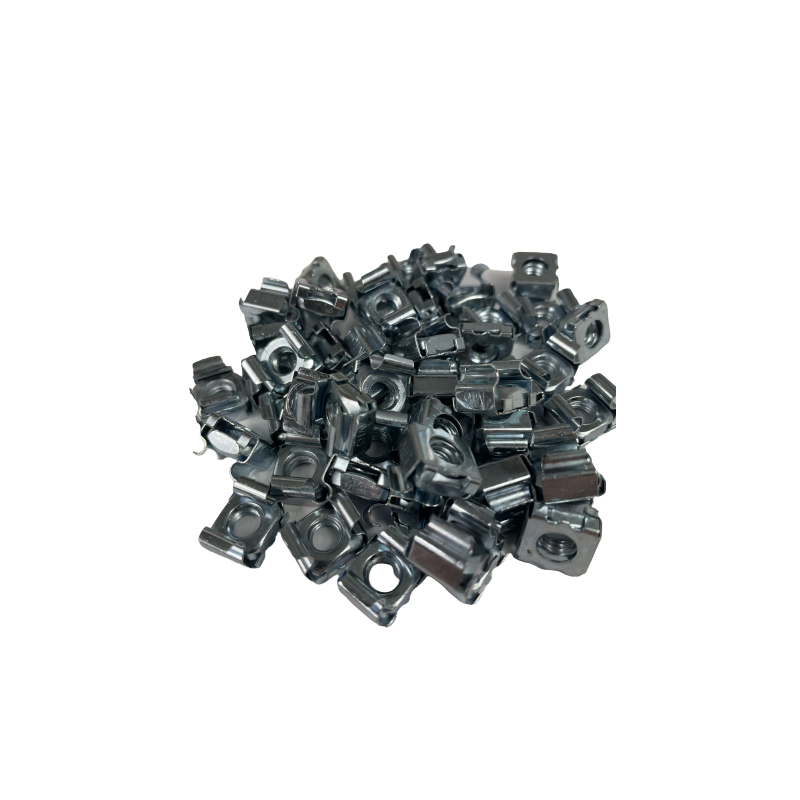 møtrikker til industrikabinetter og rackskabe, M6