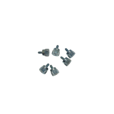 Finger screw for PC with 3 mm thread. Thread length is 5 mm