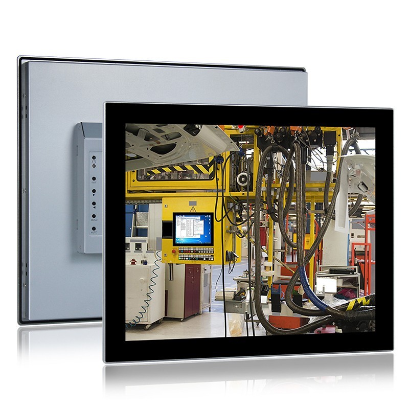 17 IP66 high nits Touch Monitor with PCAP Touch and HDMI/VGA/DVI Video Ports