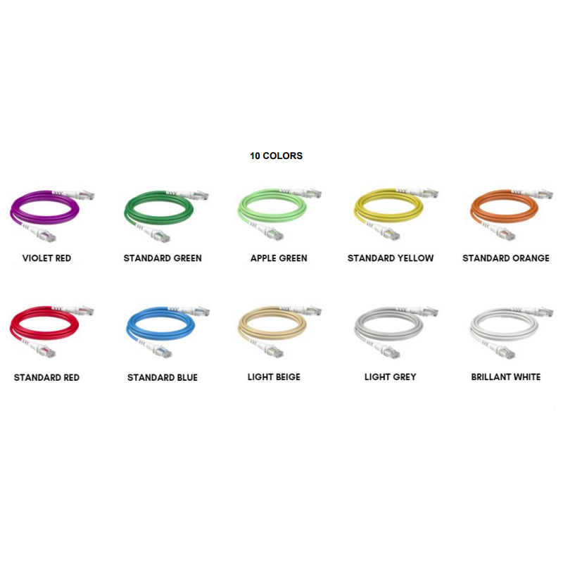 tynde RJ45 CAT. 5,6a,6 netværkskabler under 5mm, lystracking sporing af kabel