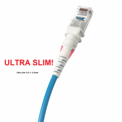 tynde RJ45 CAT. 5,6a,6 netværkskabler under 5mm, lystracking sporing af kabel