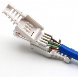 Værktøjsfrit Ethernet-stik RJ45 Cat 6