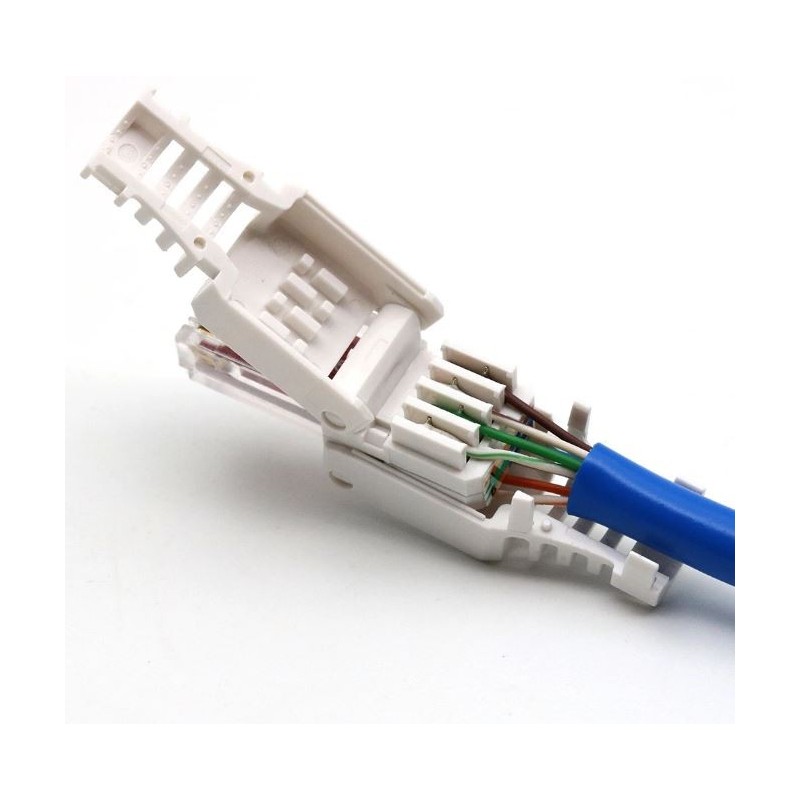 Værktøjsfrit Ethernet-stik RJ45 Cat 6