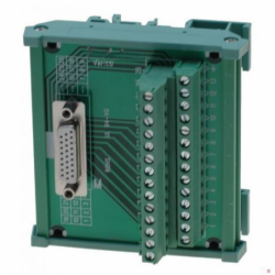 DB26 26-benet han-hun-adapter PCB-signaler Terminal Breakout DIN-skinne DB26-M7