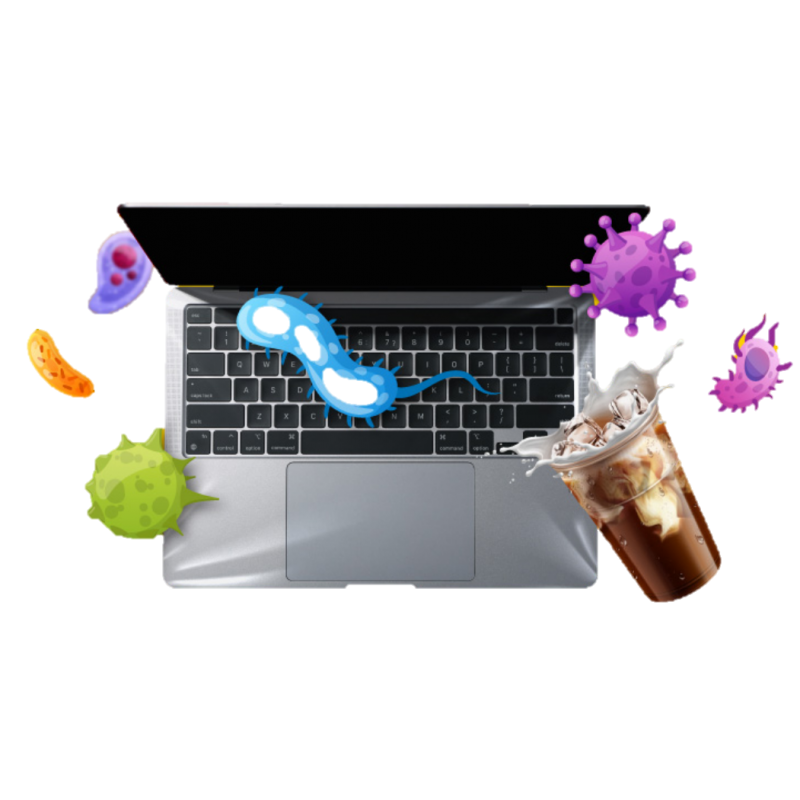 Hygienic protective film for keyboard without latex - TPU plastic - DANBIT