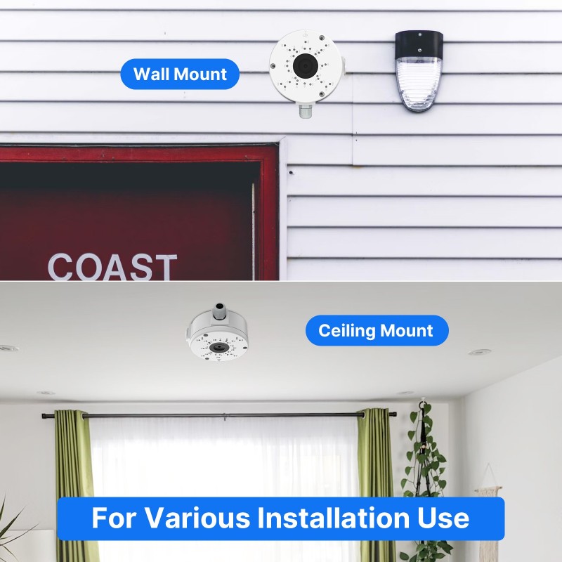 Vandtæt kameramonteringsbeslag | Rustsikkert aluminium