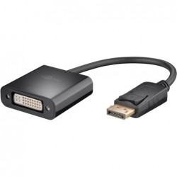 DisplayPort til DVI-D-adapterkabel v1.2, 15 cm