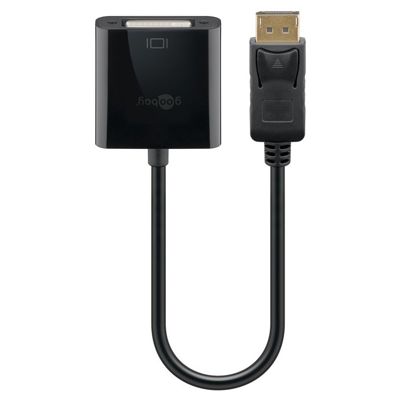DisplayPort til DVI-D-adapterkabel v1.2, 15 cm