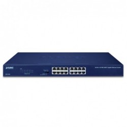 16-Port Gigabit Unmanaged Ethernet Switch with Rack Mount