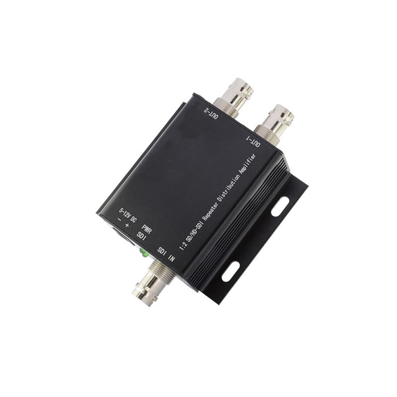 SDI Booster and splitter. 1:2 BNC. 3G-SDI, HD-SDI, SD-SDI, up to 400 meters
