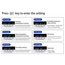 RACK Dehumidifier, 60Watt. For max. 1.5m3, 230VAC