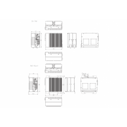 Indbygget blæserløs PC i3,i5,i7 vision, din-beslag, vægbeslag gen. 9 AVS-502