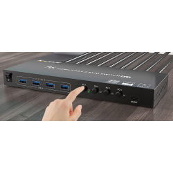 4-Port HDMI KVM Switch with USB 3.0, 4K@60Hz Support