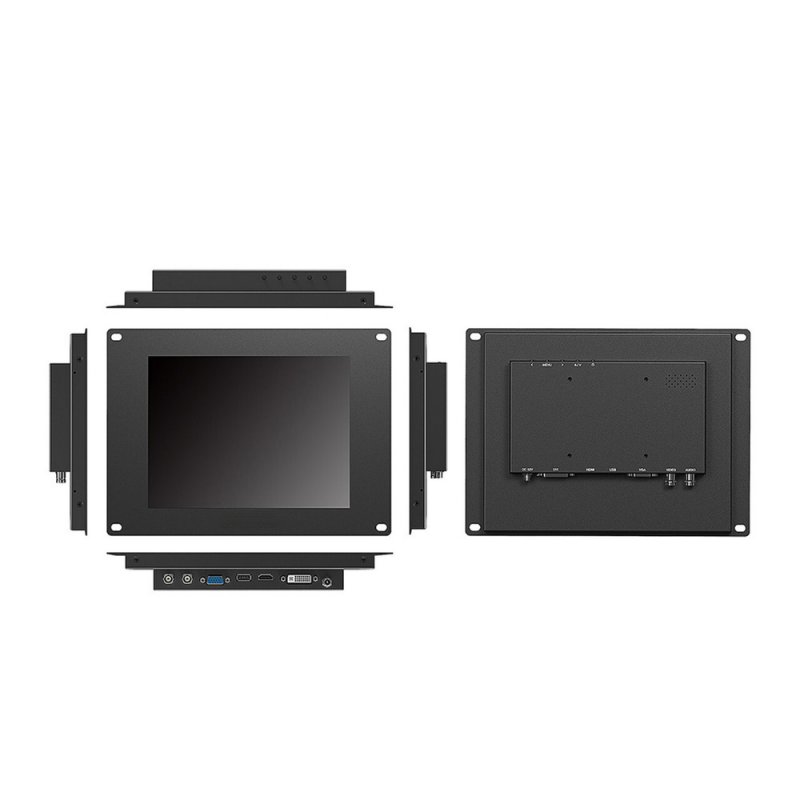Panel mount Open Frame 9,7" TFT Touch skærm HDMI, VGA, DVI, Composite 4:3