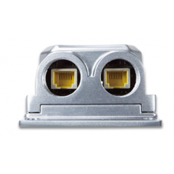 IP67 tæt Gigabit PoE++ injector (60W) PoE + Data. 24 -56VDC input POE step up 24vdc til 48/56Vdc POE step up
