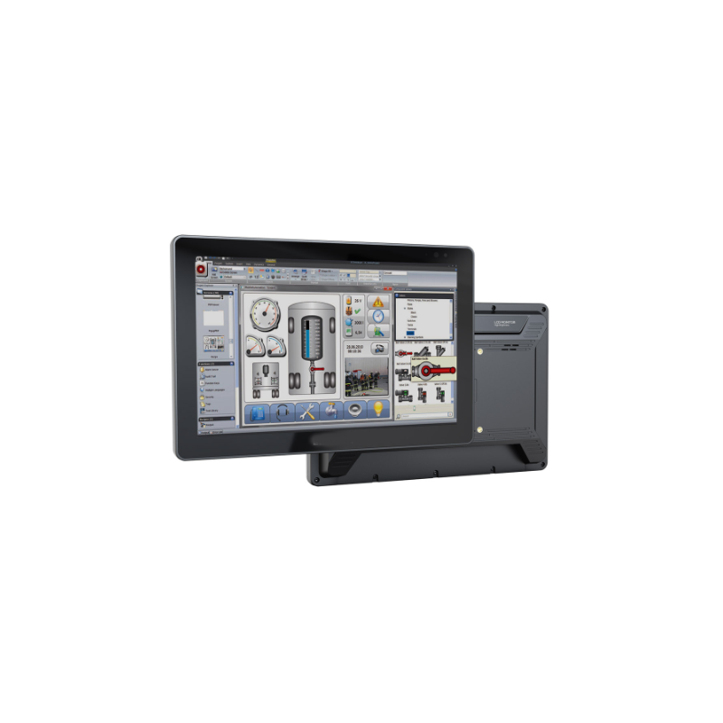 10,1" skærm 16:10-format, 1500 nits, høj lysstyrke,  1920 x 1200, HDMI, VGA USB Type-C, til sollys