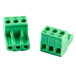 3P 5,08 mm Pitch Connector Pluggbar skrue gennem hul terminalblok