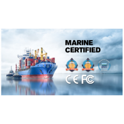 19 Marinegodkendt panelskærm - DNVGL-CG-0339 IP66 Touch