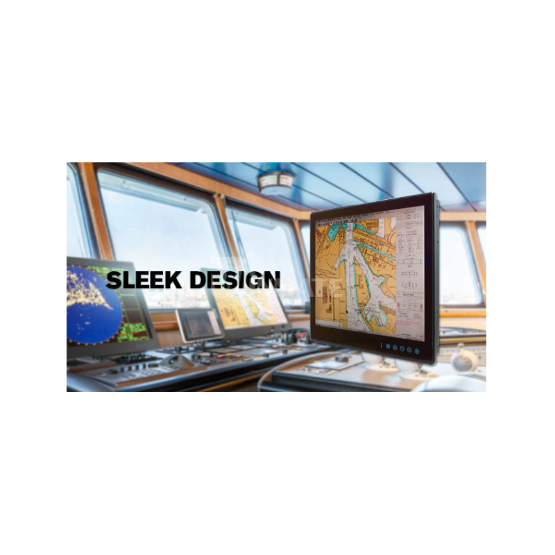 19" i5 ECDIS DNVGL-CG-0339, IACS E10 Marine godkendt Panel-PC