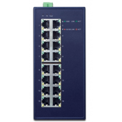 Robust 16-ports industriel Gigabit Ethernet-switch til barske miljøer