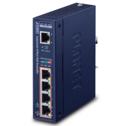 PoE++ extender / Extender PD over Cat6 and up, up to 200 meters, PoE++ in and 4 x PoE+ out