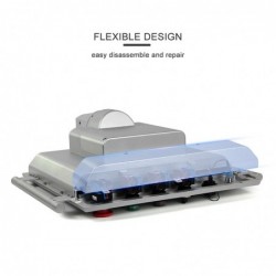 Robust 17" HMI, Panel-PC med berøringsskærm IP65 med betjeningsknapper og strømafbryder på fronten