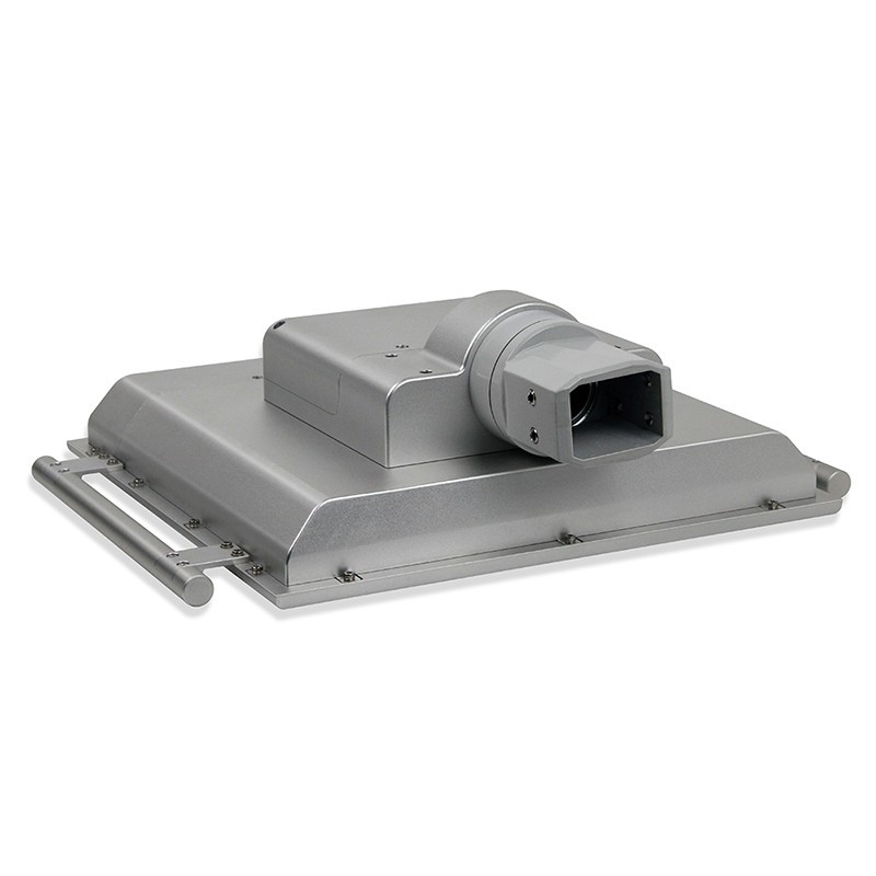 Robust 17" HMI, Panel-PC med berøringsskærm IP65 med betjeningsknapper og strømafbryder på fronten