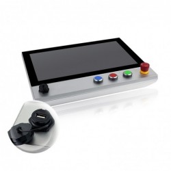 Højtydende Panel-PC med 15,6" touch skærm IP65 full, Intel 8th Gen i3-8145U, 2.1GHz