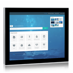 17" IP66/IK69 fuld-tæt Industriel monitor, 1280 x 1024, 5:4, 400nits, HDMI, Multi-PCAP touch