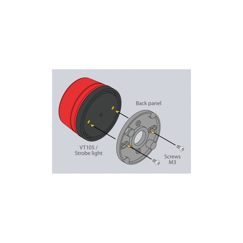 12V LED Security Strobe Light for Alarms