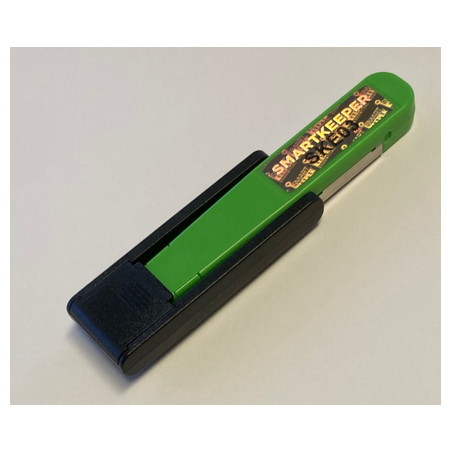 Nøgle til USB B port lås. Forhindrer adgang til USB B porten. Kun specialnøglen kan få låsen ud