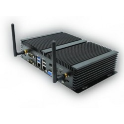 Blæserløs Embedded PC i7 HDMI, VGA SIM, WIFI, RS232/422/485 seriel