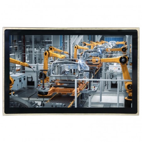 Industrial Panel PC 15.6" 6 x IP65 available with i3, i5, i7, J1900 Celeron, Touch 24VDC, USB, VESA